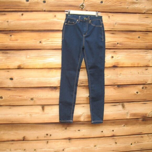 NWT Blank NYC High Waist Stretch Ankle Skinny Jeans Dark Wash - Picture 3 of 11